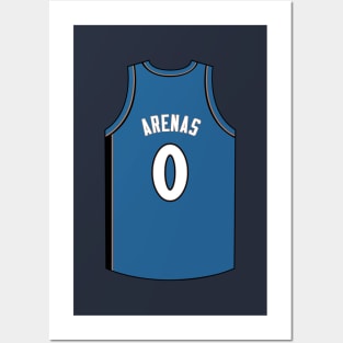 Gilbert Arenas Washington Jersey Qiangy Posters and Art